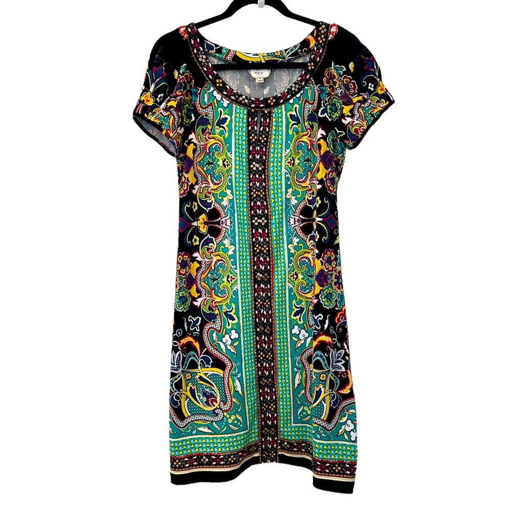 EUC Women’s Puffed Sleeve Sheath Dress
